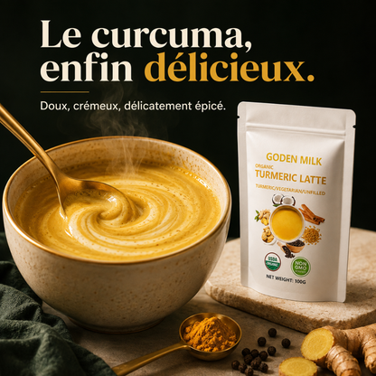 Auréa — Latte doré au curcuma, onctueux et sans caféine