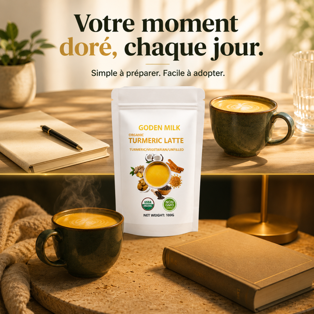Auréa — Latte doré au curcuma, onctueux et sans caféine